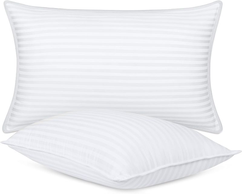 Photo 1 of  Bed Pillows for Sleeping King Size (White), Set of 2, Cooling Hotel Quality, for Back, Stomach or Side Sleepers