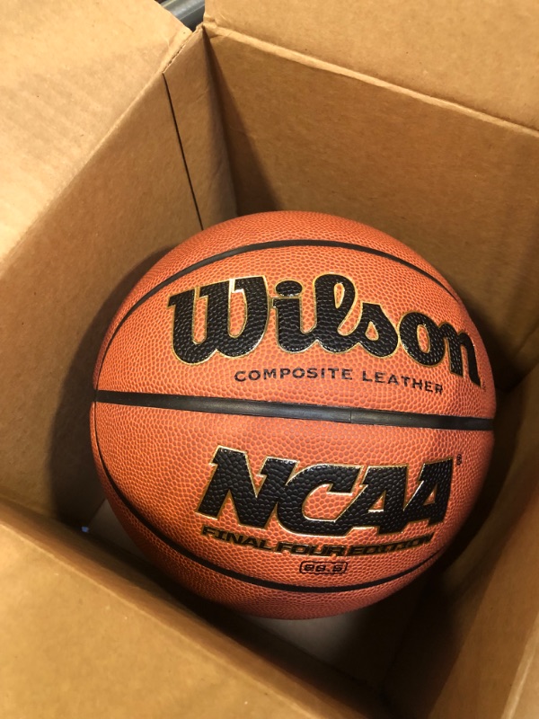 Photo 3 of WILSON NCAA Indoor/Outdoor Basketballs - 29.5", 28.5", 27.5" Final Four Size 6 - 28.5" Brown