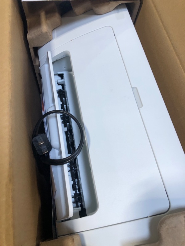 Photo 1 of HP DeskJet 2755e Wireless Color All-in-One Printer with bonus 6 months Instant Ink (26K67A), white