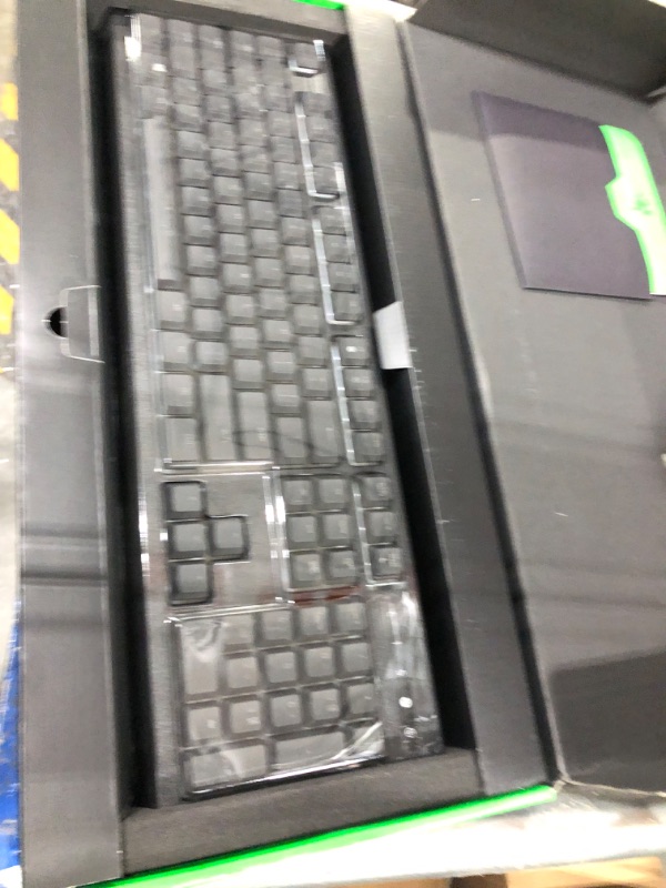 Photo 1 of RAZER ORNATA Expert: Mecha-Membrane - Individually Backlit Mid-Height Keys - Leatherette Wrist Rest - Gaming Keyboard - Gaming Keyboard (RZ03-02041800-R3U1)