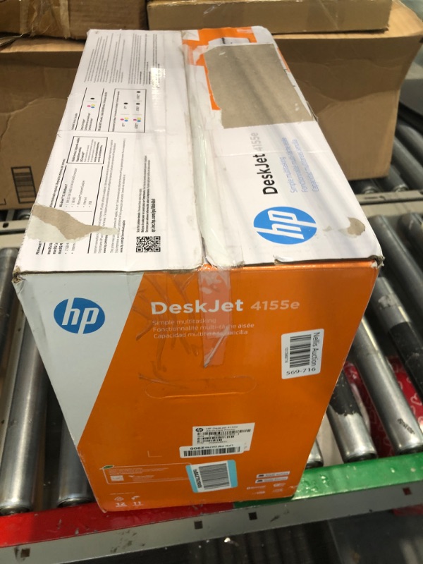 Photo 2 of HP DeskJet 4155e Wireless Color All-in-One Printer & 67XL Tri-Color High-Yield Ink Cartridge | 3YM58AN & 67XL Black High-Yield Ink Cartridge | 3YM57AN Printer + Tri-color Ink + Black Ink