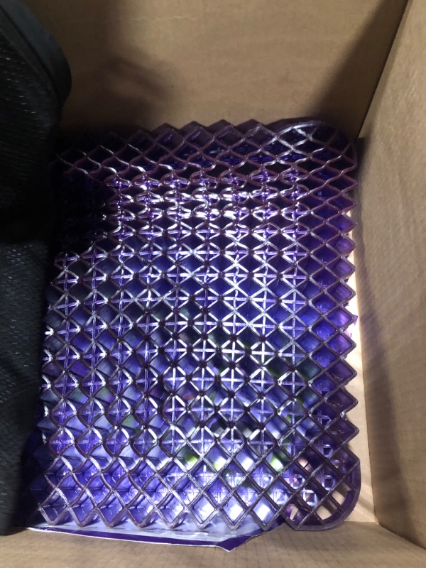 Photo 4 of Purple Royal Seat Cushion - Seat Cushion for The Car Or Office Chair - Temperature Neutral Grid