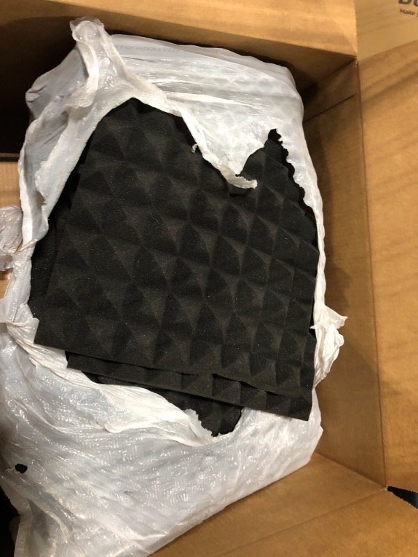 Photo 3 of Acoustic Panels - variety of 12x12x2 Inches Black Acoustic Foam panels