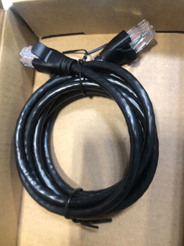 Photo 1 of Amazon Basics RJ45 Cat-6 Ethernet Patch Internet Cable - 5 Foot (1.5 Meters) 5 Foot 1-Pack Cable