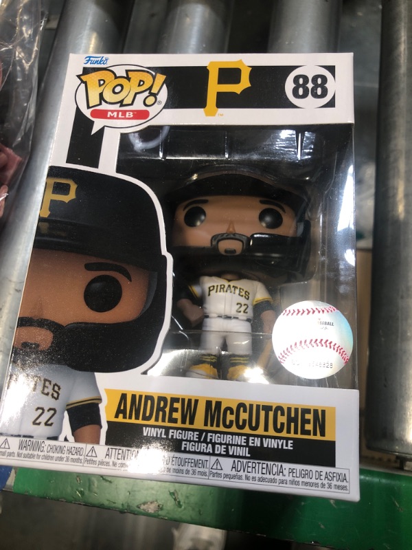 Photo 1 of Andre?w McCutchen: P?o?p?! Baseball Vinyl Figurine Bundle with 1 Compatible Graphic Protector (088-65788 - B)