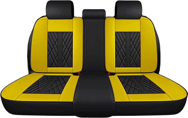 Photo 1 of ANKIV Universal Fit Waterproof Breathable Nappa Leather Automotive Vehicle Car Seat Covers Set Cushion Protector for Sedan SUV