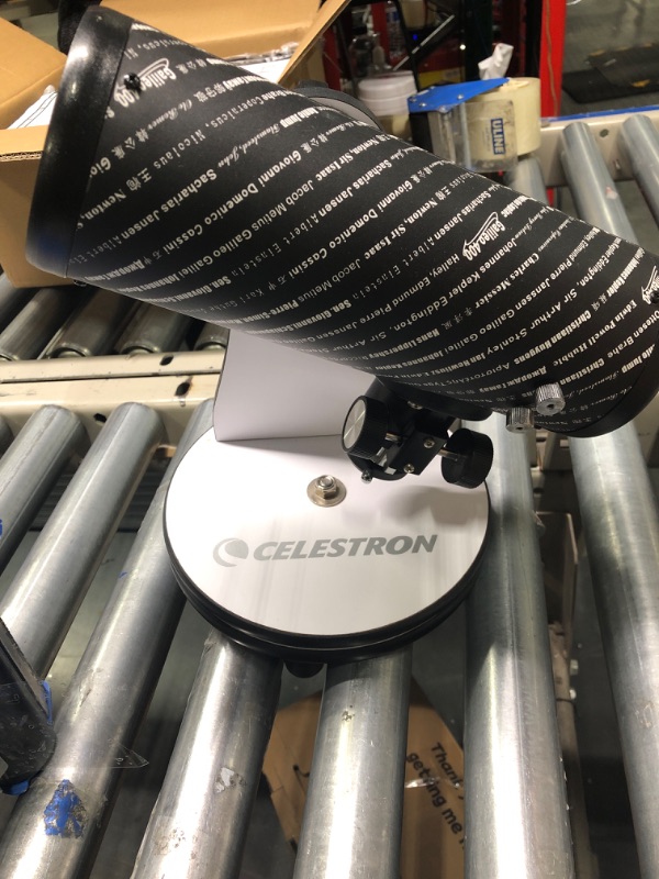 Photo 2 of Celestron – 76mm Classic FirstScope – Compact and Portable Tabletop Dobsonian Telescope – Ideal Telescope for Beginners – Features Notable Astronomers and Scientists – BONUS Astronomy Software Package FirstScope Tabletop