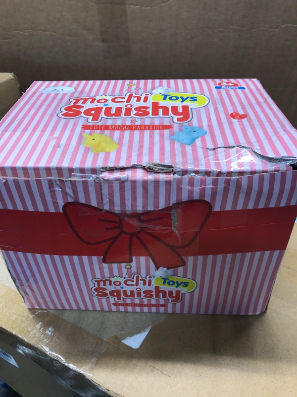 Photo 1 of 80PCS Mochi Squishy Toys Kids Party Favors Kawaii Mini Squishies Animals Fruit Stress Relief Toys Bulk Classroom Prizes Easter Egg Fillers Christmas Goodie Bag Stuffers Kids Valentines Gifts, Random