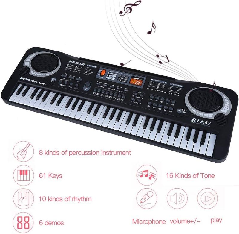 Photo 1 of SurpMuscial Keyboard Piano Kids 61 Key Electronic Digital Piano Musical Instrument Kit