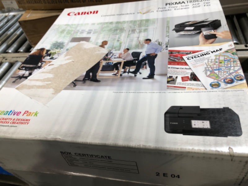Photo 2 of Canon TR8620a All-in-One Printer Home Office | Copier |Scanner| Fax |Auto Document Feeder | Photo and Document | Airprint (R) and Android, Black