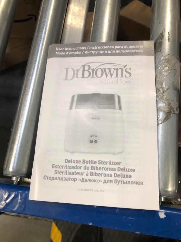 Photo 4 of Dr. Brown's Deluxe Bottle Sterilizer and Baby Bottle Cleaning Brush with Sponge and Scrubber Bundle Sterilizing & Cleaning Set