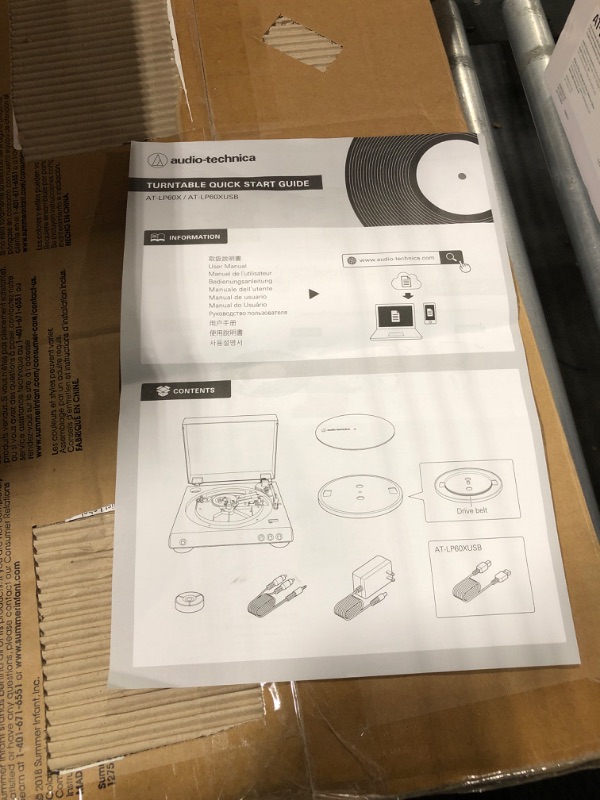 Photo 3 of Audio-Technica AT-LP60X-GM Fully Automatic Belt-Drive Stereo Turntable, Gunmetal/Black, Hi-Fi, 2 Speed, Dust Cover, Anti-Resonance, Die-Cast Aluminum Platter