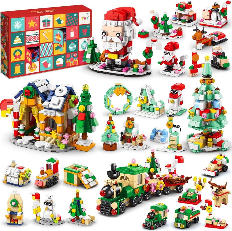 Photo 1 of Advent calendar 2023 - kids christmas gifts,Christmas countdown calendar,24 days of Christmas Advent calendar, Christmas building blocks,Christmas gifts for kids girls boys adult
