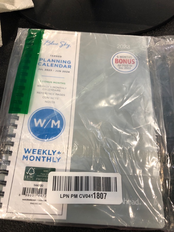 Photo 1 of Blue Sky 2023-2024 Academic Year Weekly and Monthly Planner, 5" x 8", Flexible Cover, Wirebound, Enterprise (144720) 5" x 8" New Edition