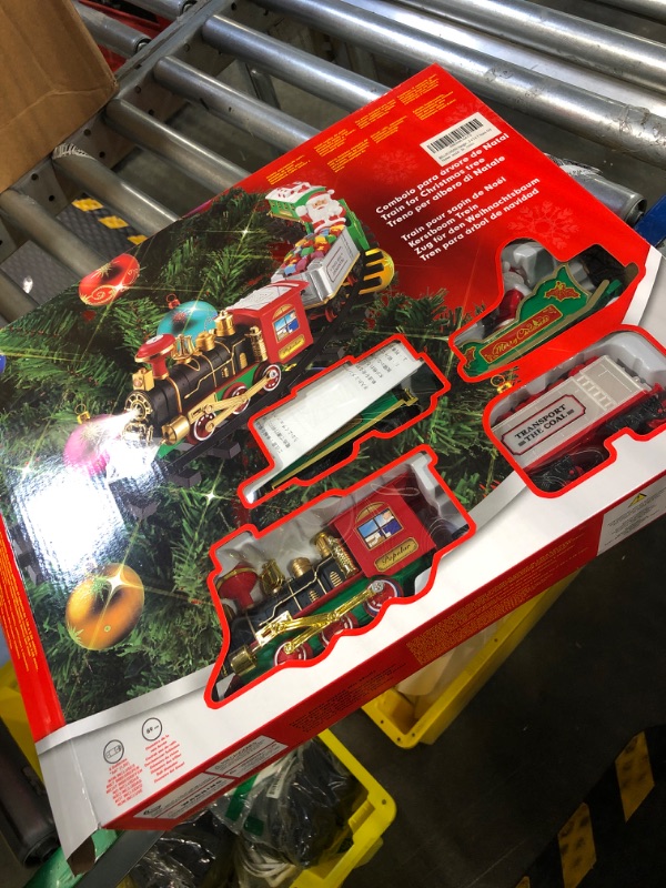 Photo 1 of BELLOCHIDDO Toy Train steam Engine Electric Train Sets for Kids Toys Birthday for 3 4 5 6 Year Old Boys Girls Yellow