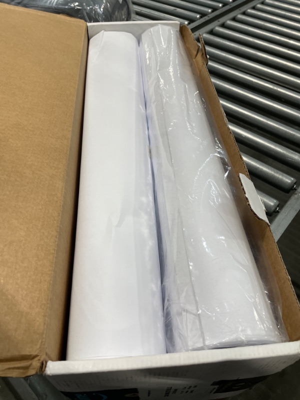 Photo 2 of ACYPAPER Plotter Paper 24 x 150, CAD Paper Rolls, 20 lb. Bond Paper on 2" Core for CAD Printing on Wide Format Ink Jet Printers, 4 Rolls per Box. Premium Quality