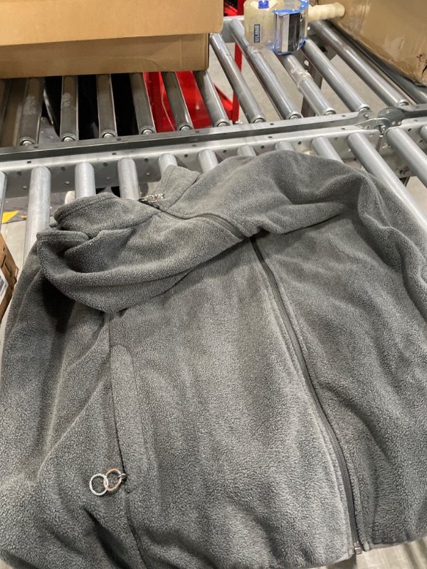Photo 1 of Amazon Essentials Men's Full-Zip Polar Fleece Vest (Available in Big & Tall) Polyester Charcoal Heather 3X-Large Big Tall