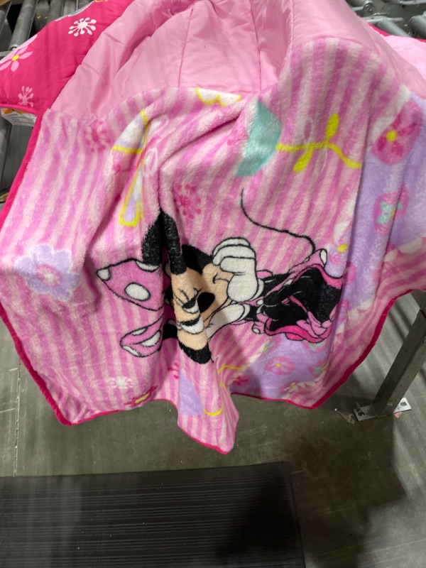 Photo 2 of Disney Minnie Mouse Toddler Rolled Nap Mat, Sweet as Minnie Minnie Mouse