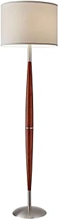 Photo 1 of Adesso 3341-13 Hudson Floor Lamp, 61 in., 150 W Incandescent/equiv. CFL, Maple Eucalyptus Wood, 1 Floor Lamp