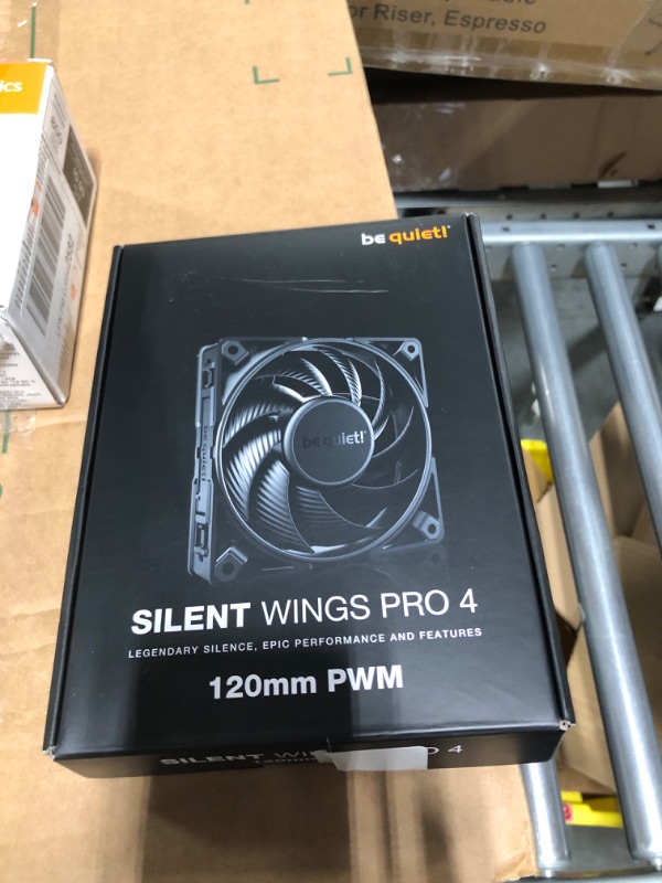 Photo 2 of be quiet! Silent Wings Pro 4 120mm PWM 3000 RPM Premium Low Noise Cooling Fan | 4-Pin | BL098 120mm PWM Silent Wings Pro 4