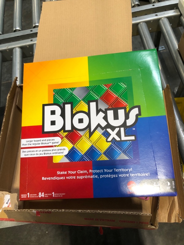 Photo 1 of Blokus XL Board Games for Family Night, Brain Games for 2 to 4 Players, Oversized Board and Pieces
