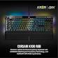 Photo 1 of Corsair K100 RGB Mechanical Gaming Keyboard - Cherry MX Speed RGB Silver Keyswitches & ST100 RGB Premium Headset Stand with 7.1 Surround Sound - 3.5mm and 2xUSB 3.0 Cherry MX Gaming Keyboard + 