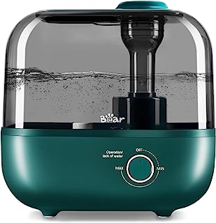 Photo 1 of BEAR Humidifiers for Bedroom Large Room, 5L Top Fill Desk Humidifiers with Essential Oil Diffuser, Easy to Clean Humidifiers for Bedroom Baby Plants Cool Mist, Quiet, 360° Nozzle, Auto Off(Green)