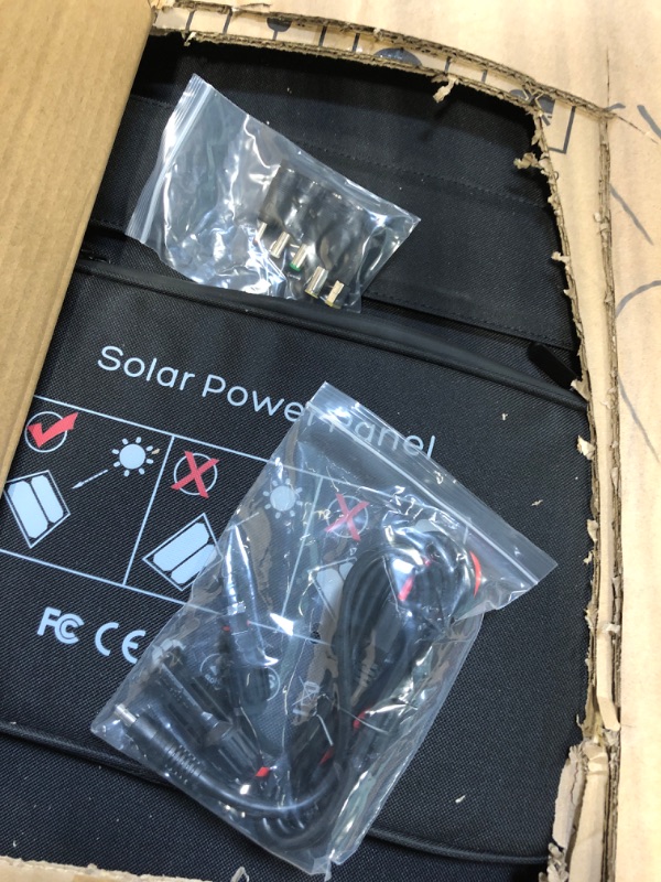 Photo 4 of 2PCS ALLPOWERS SP033 Portable Solar Panels18V200W Foldable Solar Panel Kit with MC-4 Output Waterproof IP66 Solar Charger for RV Laptops Solar Generator Camping Off-Grid