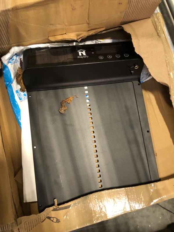 Photo 1 of Automatic Chicken Coop Door, Solar Powered Chicken Door with 5000mAh Rechargeable Battery,Timer and Light Sensor,Aluminum Poultry Coop Door with LCD Screen,Remote Control,Anti-Pinch Design,Waterproof