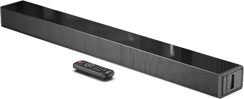 Photo 1 of LARKSOUND Sound Bar for TV, Surround Sound System, TV Speaker Soundbar with Bluetooth/HDMI ARC/Optical/AUX/USB, 31 Inch