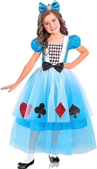 Photo 1 of Miss Alice in Wonderland Costume Set - Small (4-6) - Includes Dress & Headband, Perfect Outfit for Themed Celebrations