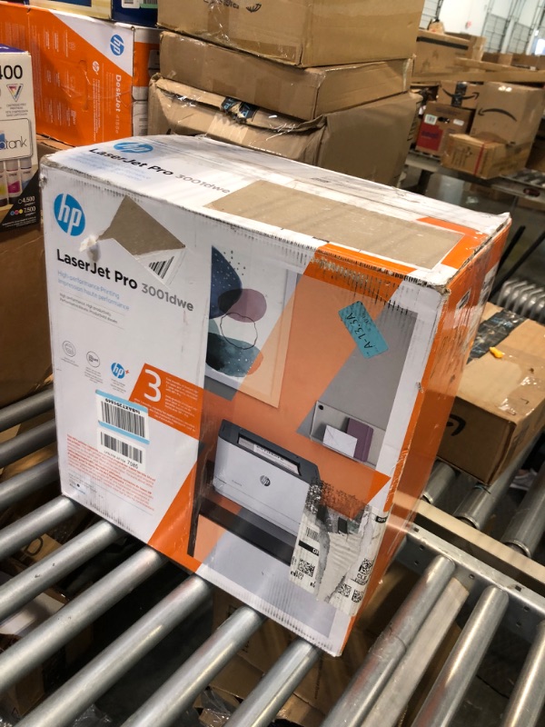 Photo 1 of HP LaserJet Pro 3001dwe Wireless Black & White Printer with HP+ Smart Office Features