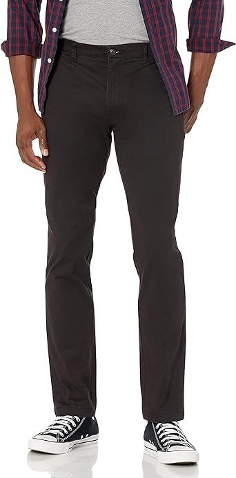 Photo 1 of Men's Skinny-fit Washed Stretch Chino,