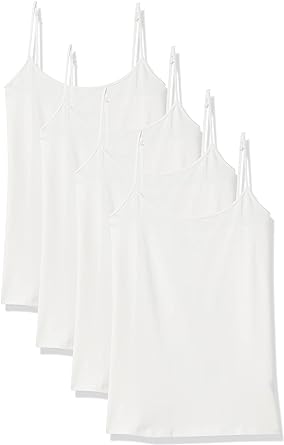 Photo 1 of Amazon Essentials Women's Slim-Fit Camisole, Pack of 4