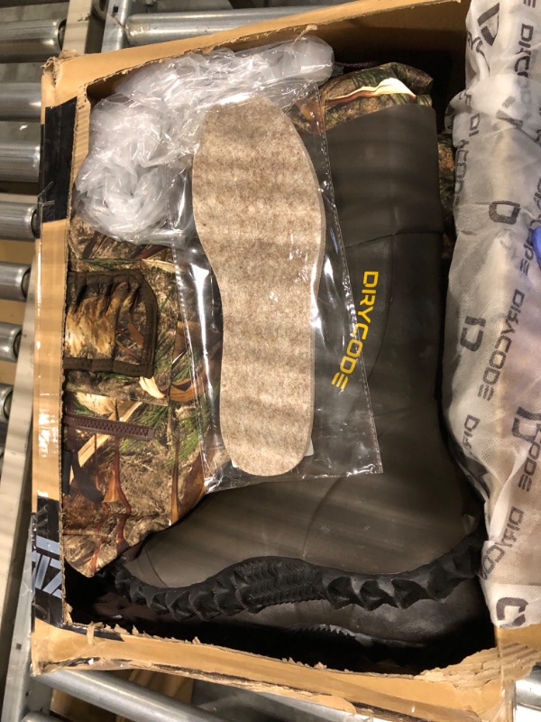 Photo 1 of D DRYCODE Chest Waders for Men with 1600g Boots, Waterproof Fleece-Lined Insulated Wader with Boot Hanger for Hunting Heated Reed Grass Regular-8