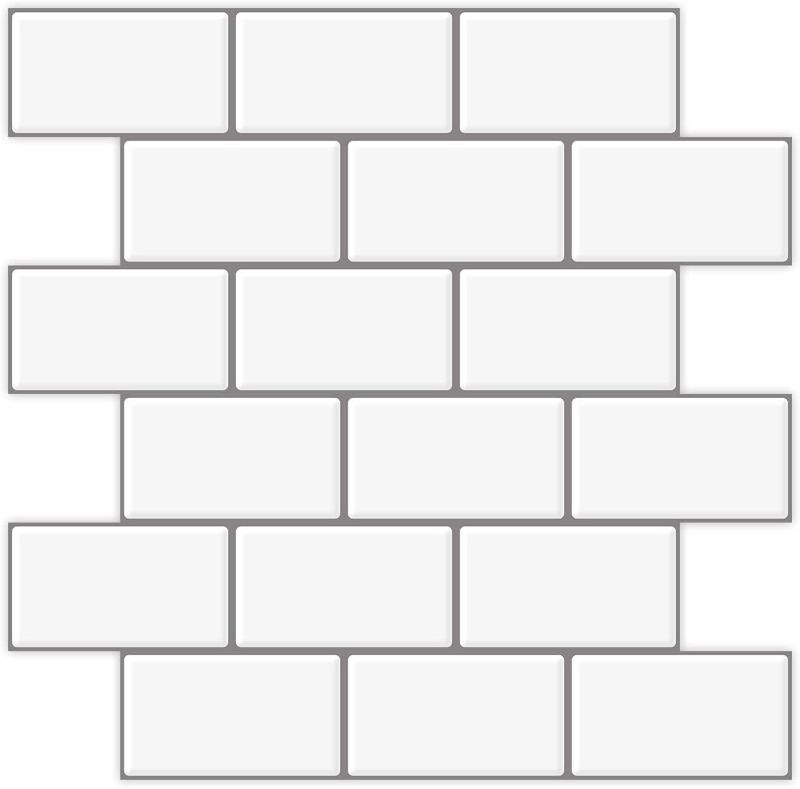 Photo 1 of Art3d Subway Tiles Peel and Stick Backsplash, Stick on Tiles Kitchen Backsplash (10 Tiles)