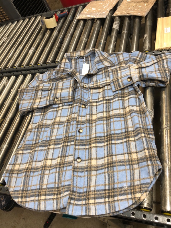 Photo 1 of xl sized flannel over coat/shirt womens 