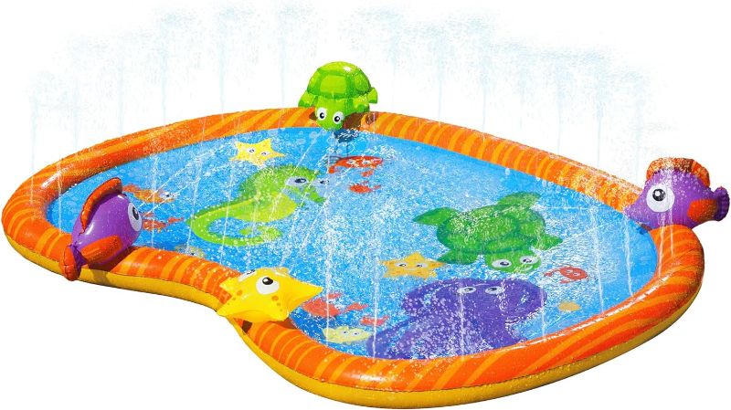 Photo 1 of BANZAI 58 Inch Sprinkle Friends Play Mat, Watermat
Style:Play Mat