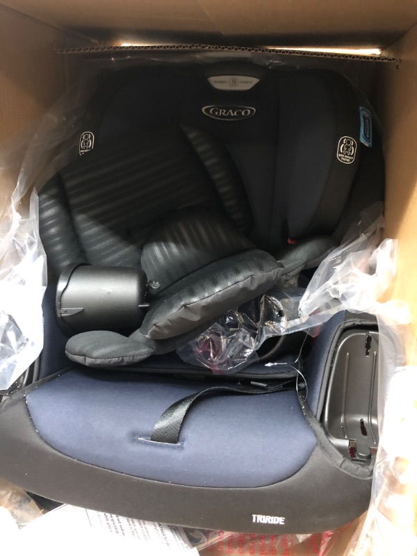 Photo 2 of 
Graco TriRide 3 in 1 Car Seat | 3 Modes of Use from Rear Facing to Highback Booster Car Seat, Clybourne
Color:Clybourne