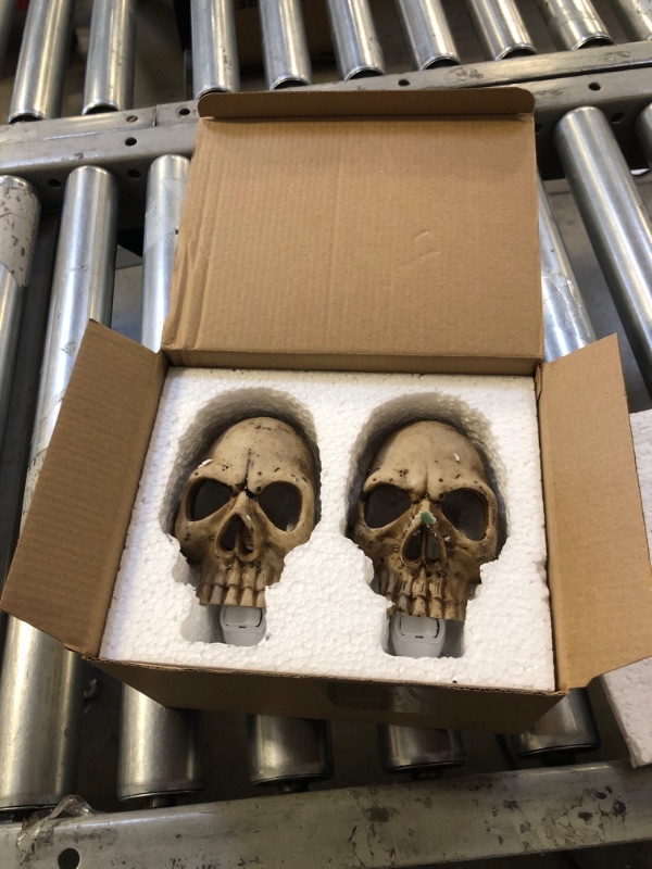 Photo 1 of 2 PACK OF SKULL NIGHT LIGHTS 