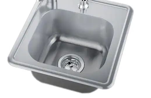 Photo 1 of 17 in. 304 Stainless Steel Single Sink