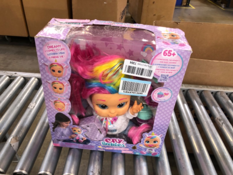 Photo 2 of Cry Babies First Emotions Dreamy Interactive Baby Doll with 65+ Emotions and Baby Sounds, Girls & Kids Age 3+, Multi
