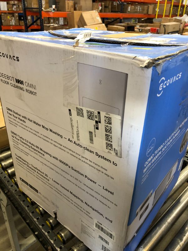 Photo 1 of ECOVACS DEEBOT X1 OMNI Robot Vacuum and Mop Combo with Self-Empty and Auto-Clean Station, 5000Pa, Robot Vacuum Cleaner with Laser Navigation, Obstacle Avoidance, Built-in YIKO Voice Assistant, Black