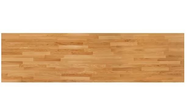 Photo 1 of 6 ft. L x 39 in. D Finished Engineered Oak Butcher Block Island Countertop

