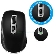Photo 1 of 2.4G Mouse Wireless USB Type C Computer Mouse with Type C Receiver Compatible with All Type-C Devices Black
