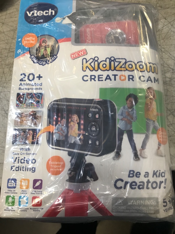 Photo 2 of VTech KidiZoom Creator Cam, Red