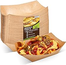 Photo 1 of 45 PCs Paper Food Trays Disposable - 3 lbs. Capacity Premium Craft Paper Food Boats for Nachos, Treats, Fast Food – Greaseproof & Eco-Friendly Nacho Boats for Carnivals, Festivals, Picnic https://a.co/d/ewbUxUn