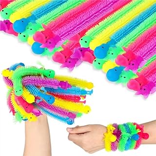 Photo 1 of 24 Pieces Halloween Fidget Noodles Stretchy Strings Glow in The Dark Sensory Party Favors Textured Sensory Toys for Autistic Children Adult Anxiety Stress Relief, Halloween Party Gift Bag Fillers https://a.co/d/hXI68A8