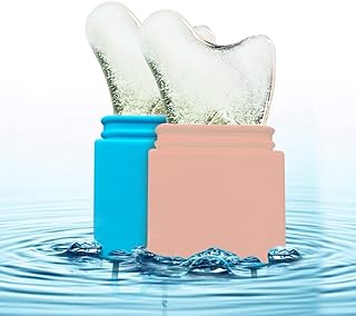 Photo 1 of 2 Pack Ice Roller for Face and Eye, Reusable Ice Face Roller for Silicone Ice Mold, Upgrated Gua Sha Tool Ice Facial Rollers - Pink + Blue https://a.co/d/7GLgBGj
