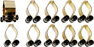 Photo 1 of ISZY Billiards 10 Count Pool Cue Billiard Stick Rack Replacement Clips Brass Color https://a.co/d/8ncL6vw